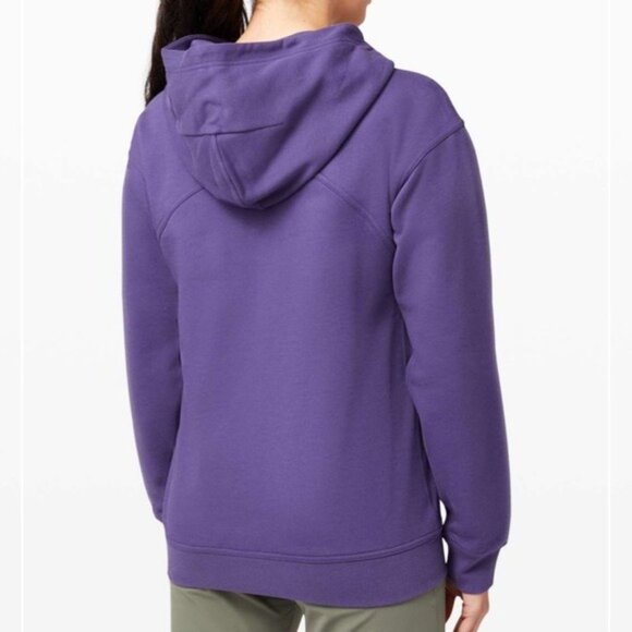 Lululemon All Yours Hoodie Terry Cloth Sweatshirt Purple Midnight Orchid 8 - Picture 2 of 13